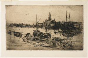 サンジョルジョマッジョーレ、1895 作： David Young Cameron